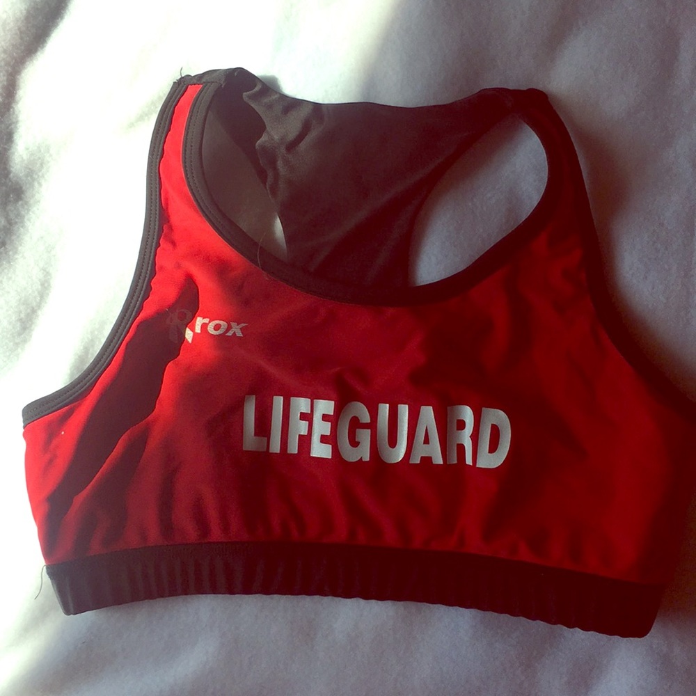 Lifeguard Bikini Top Reversible